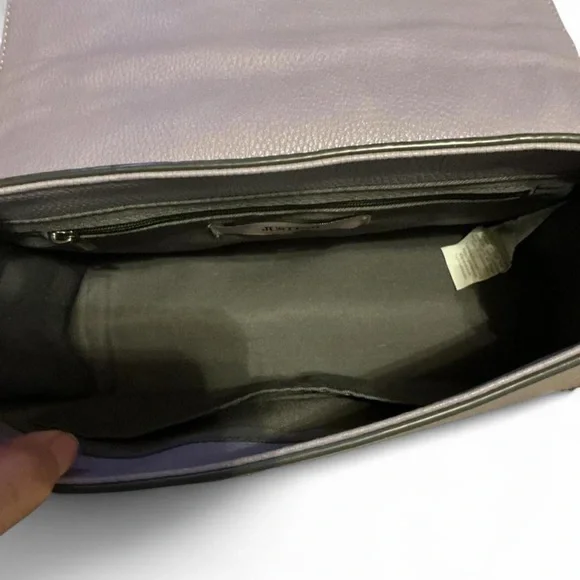 JustFab Quilted Light Purple Crossbody Bag - Picture 6 of 6